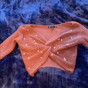Sweater crop top